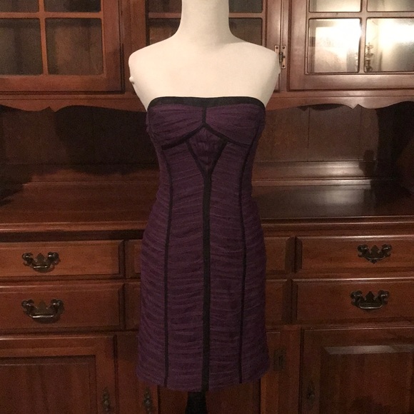 BCBGMaxAzria Dresses & Skirts - BCBG beautiful gorgeous purple dress ☂️☂️☂️